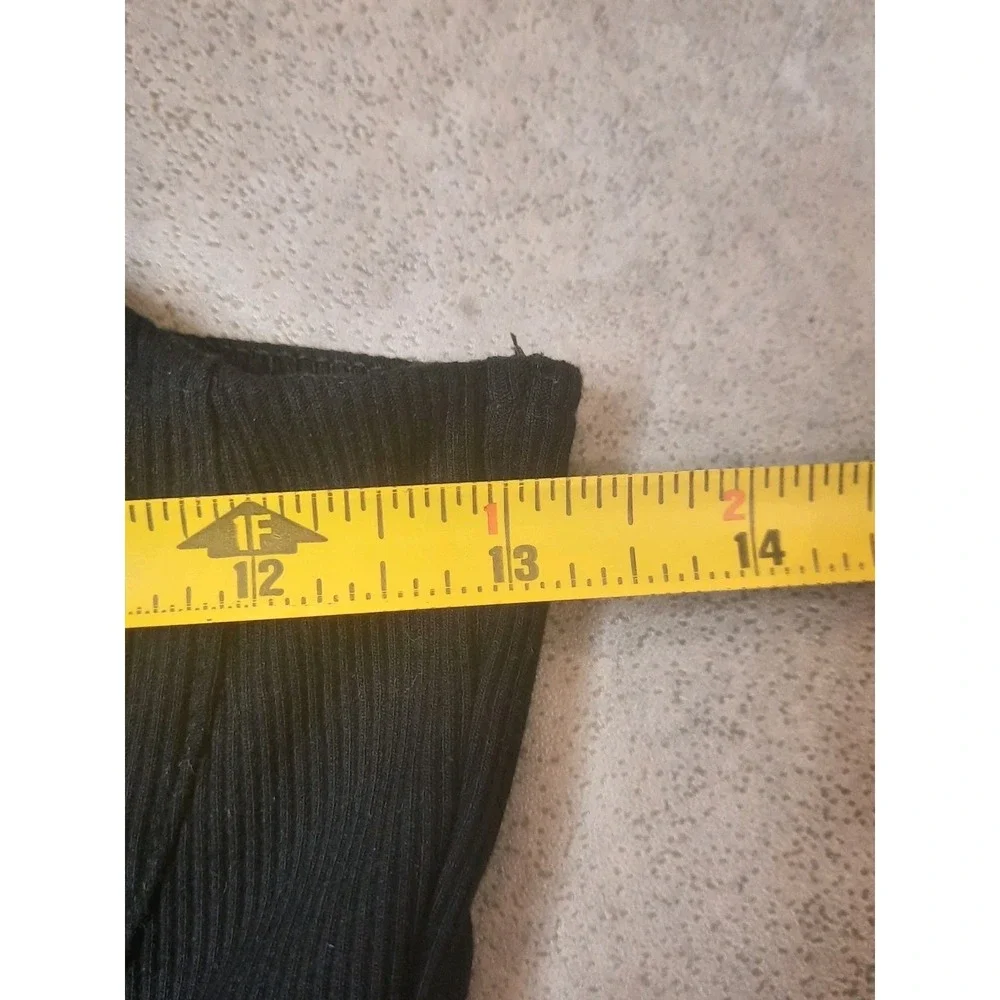 Corset Lace Up Top Black Size Small Fairy Whimsigoth Grunge Y2K - Picture 5 of 8